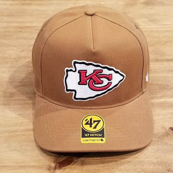 ’47 Other - Kansas City Chiefs Hat Carhartt 47 Brand Hitch Brown Canvas NFL One Size